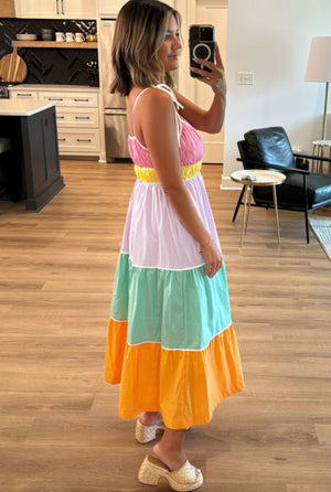 Multicolor Maxi Dress