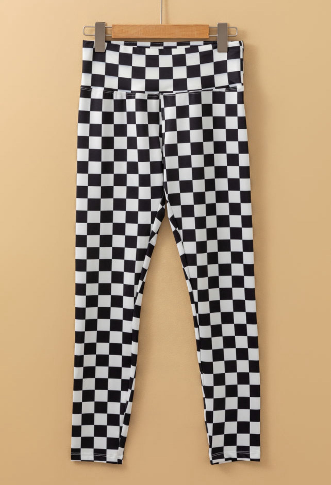 Checkered Skinny Leggings