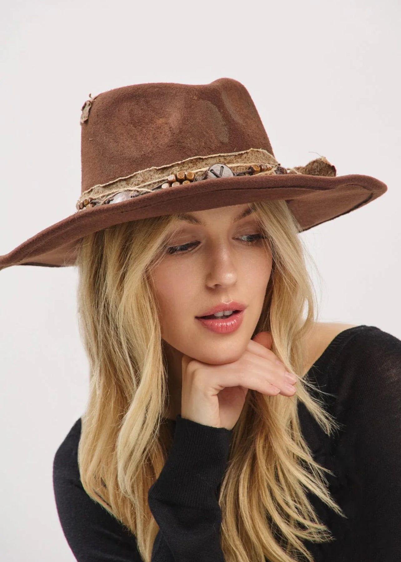 Blanche 2in1 Rustic Hat