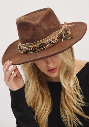 Blanche 2in1 Rustic Hat