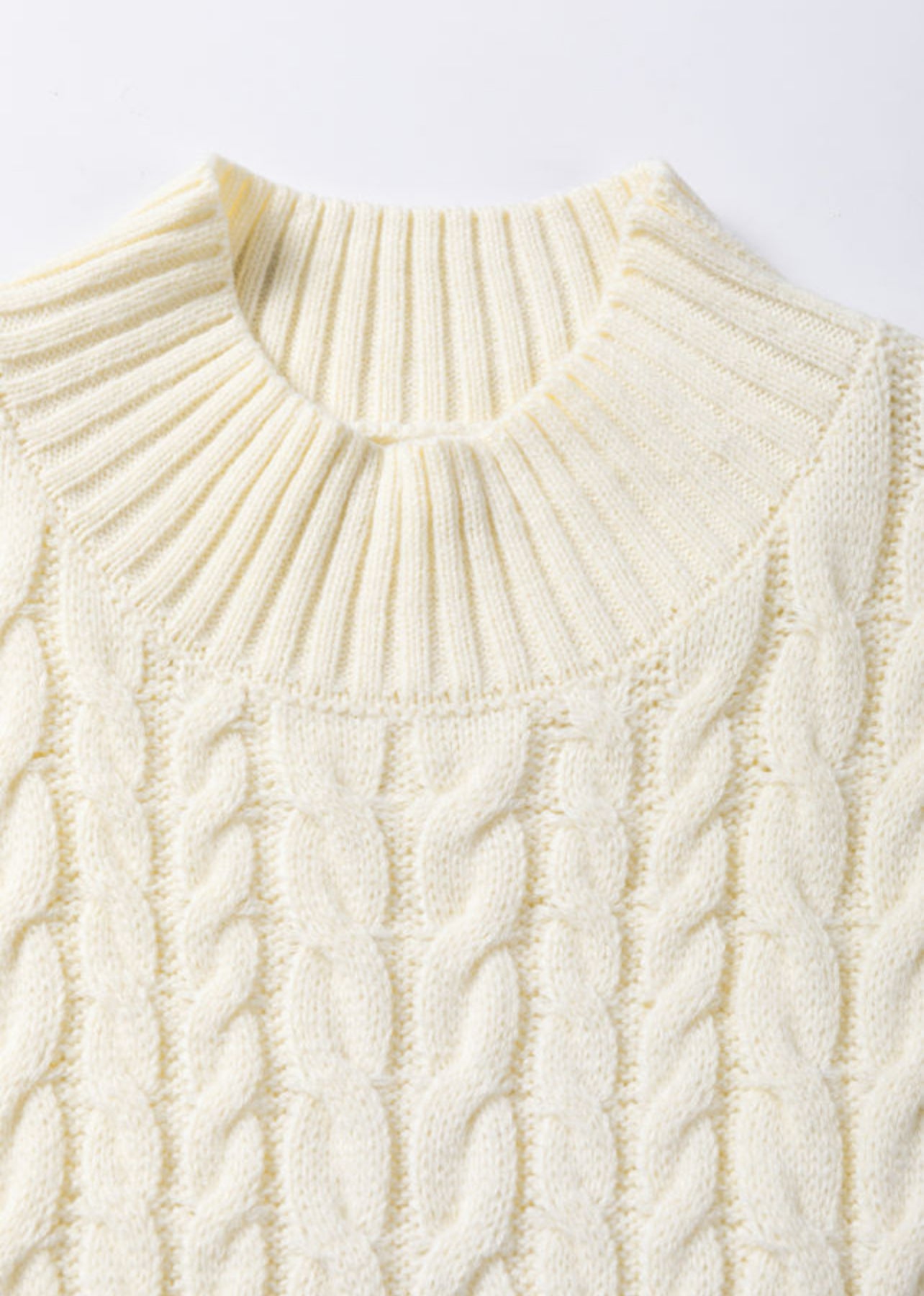 Oatmeal Cable knit Sweater