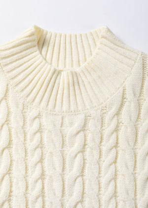 Oatmeal Cable knit Sweater