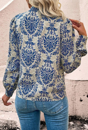 Vintage Blue Blouse