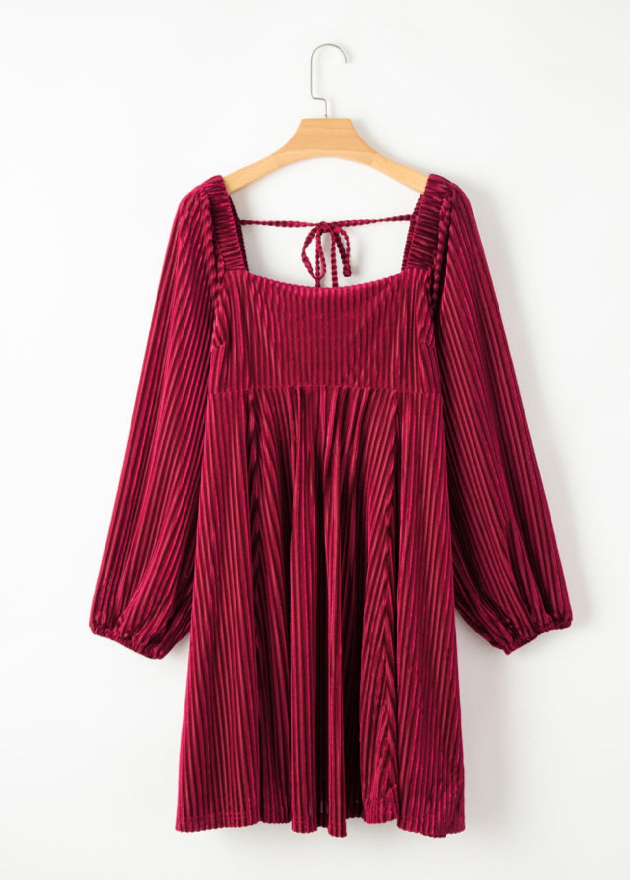 Velvet Babydoll Dress