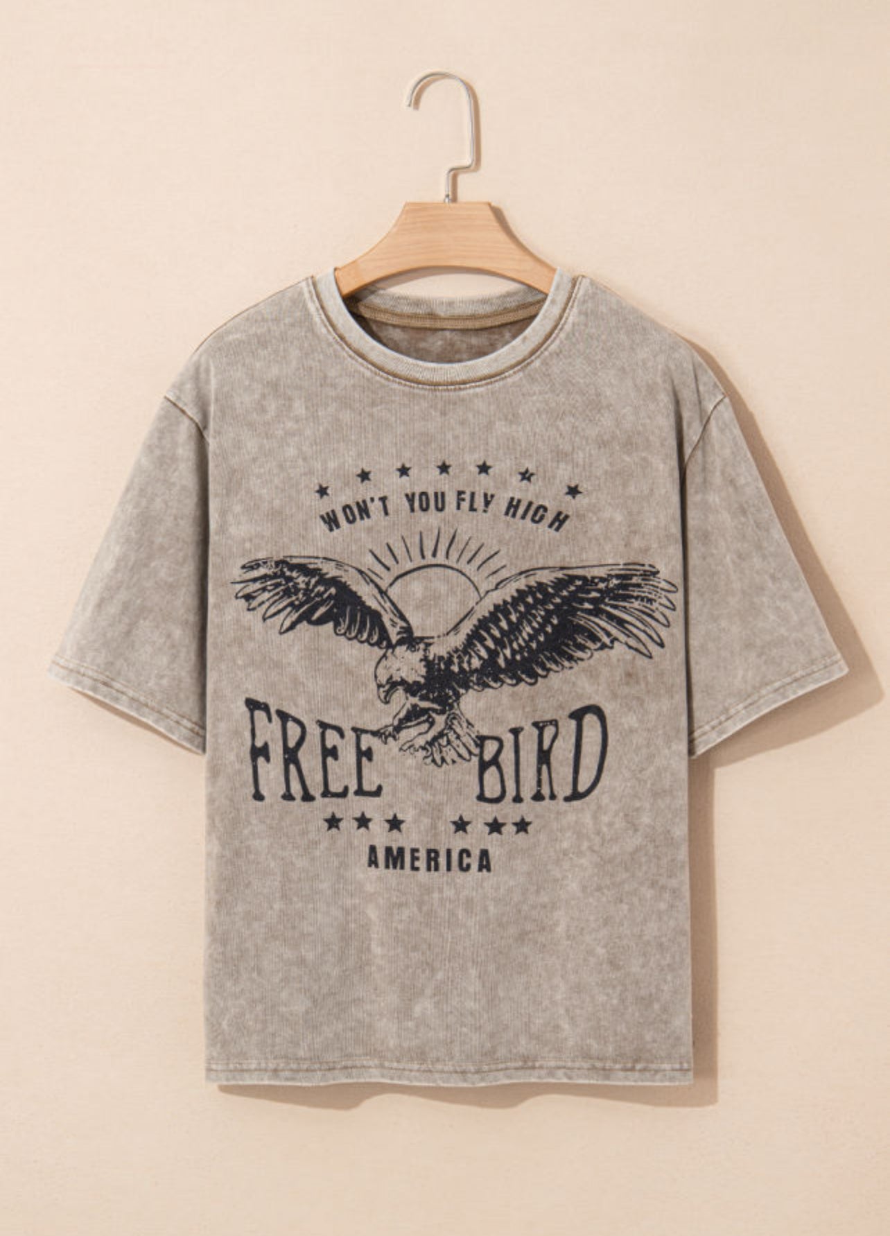 Acid washed Free Bird Tshirt