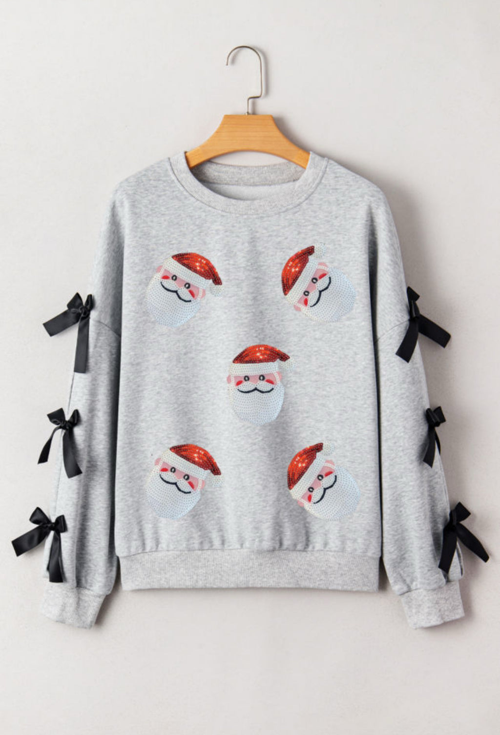 Santa and Bows Pullover