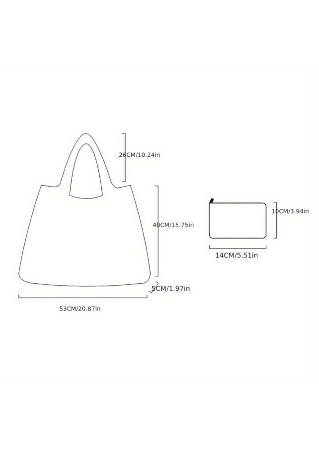 Santa reusable shopping bag