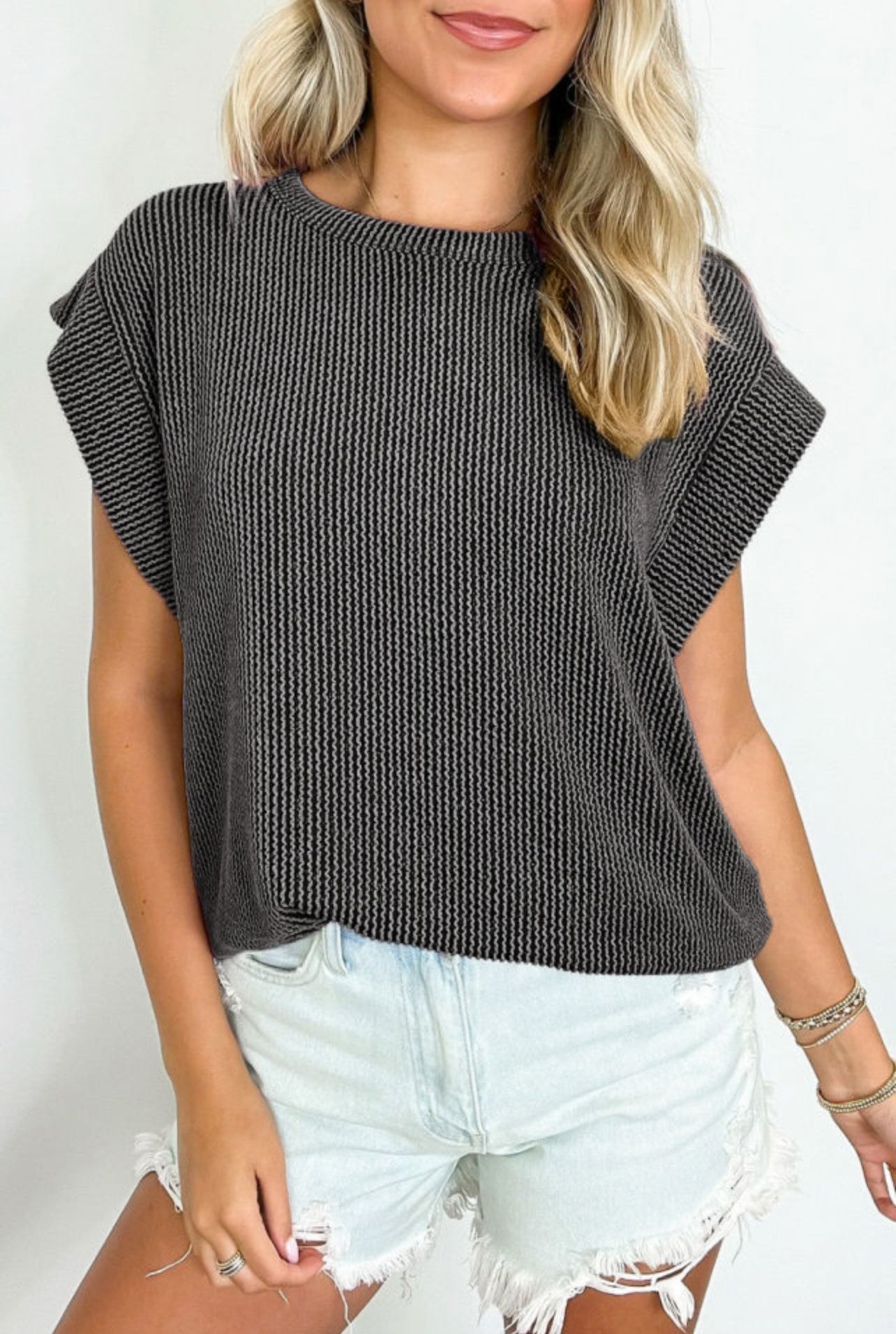 Corded Basic Top