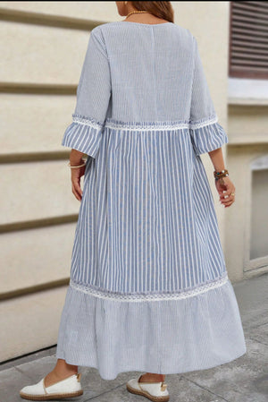 Lace Detail Maxi Dress