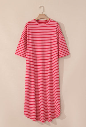 Strawberry Pink Tshirt Dress