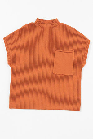 Gold Flame Pocket Sweater