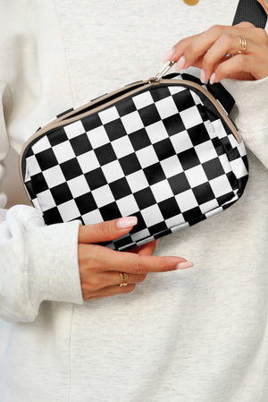 Checkered Belt Bag