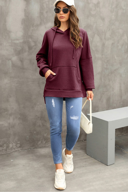 Waffle Knit Pullover