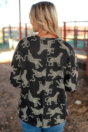 Cheetah Long Sleeve Top