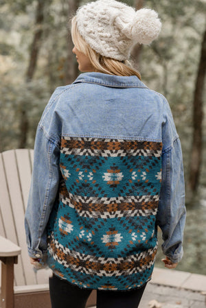 Denim Aztec Jacket