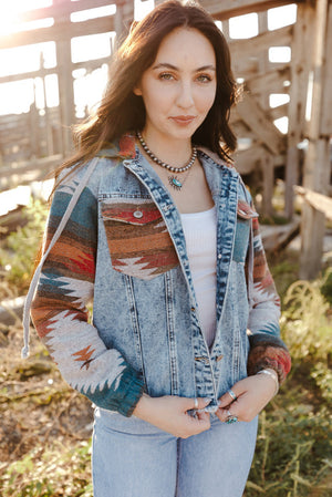 Aztec Denim Jacket