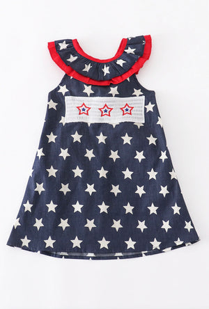 Patriotic Smocked Dress